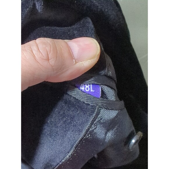 Portabella Fashion Slim Fit Black Velvet Blazer Men's 48L Dark Romantic Academia - Picture 5 of 5